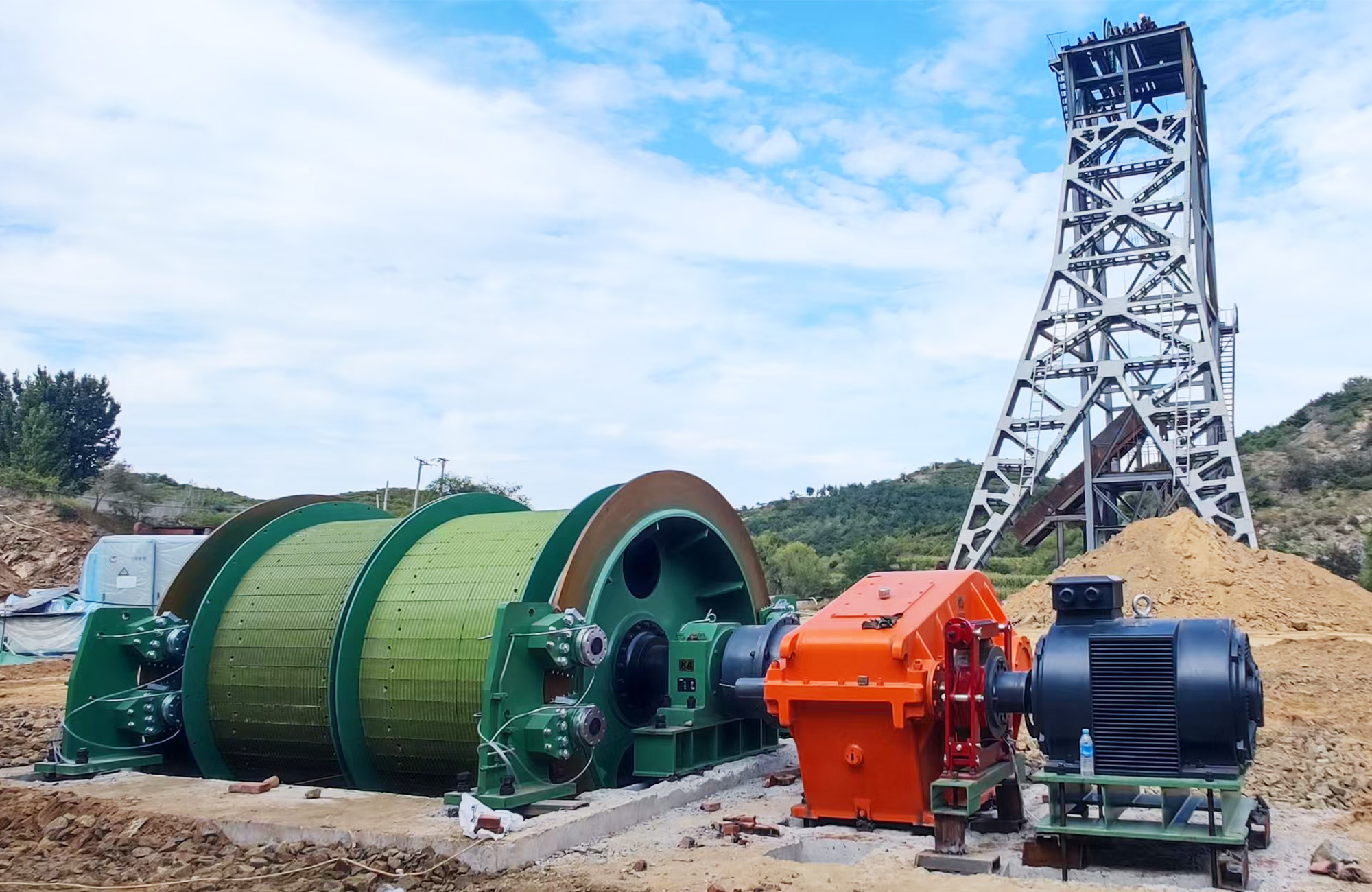 2JK单绳缠绕式矿井提升机